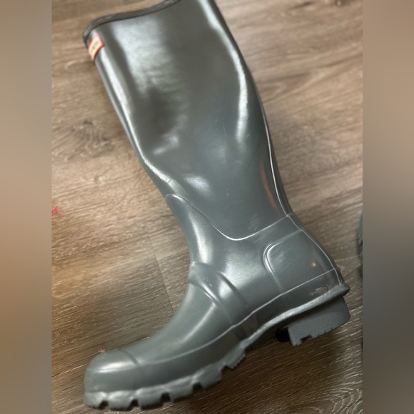 Hunter Boots Glossy Grey - Picture 4 of 10